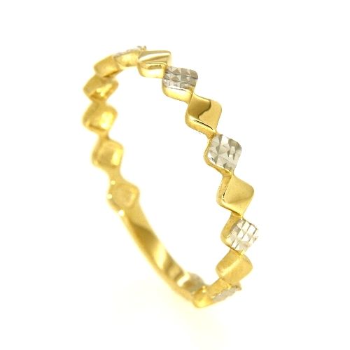 Ring Gold 333 bicolor Weite 53