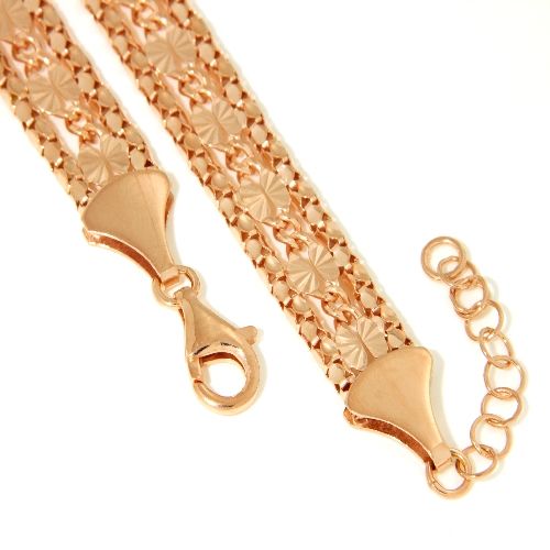 Armband Silber 925 rosé vergoldet