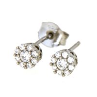 Ohrstecker Silber 925 rhodiniert