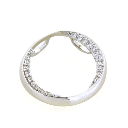 Anhänger Silber 925 rhodiniert Zirkonia