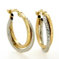 Creolen Gold 333 bicolor