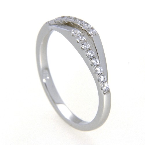 Ring Silber 925 rhodiniert Weite 52
