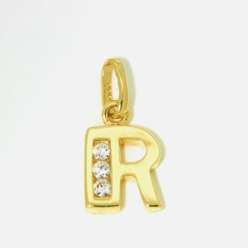 Buchstaben-Anhänger R Gold 333