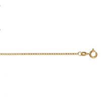 Venezianerkette vierkant 1,4 mm 333 Gelbgold 45 cm