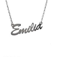 Beka&Bell Namenskette 42-45 cm silber Schreibschrift