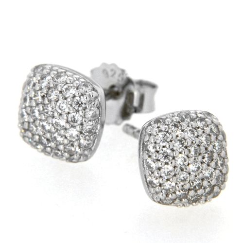 Ohrstecker Silber 925 rhodiniert