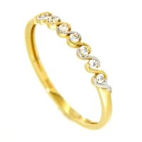 Ring Gold 333 Weite 58 Zirkonia