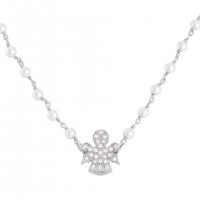 AMEN Kette 40 + 5 cm Silber CLBBZ