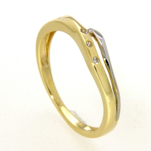 Ring Gold 333 bicolor Weite 54