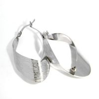 Creolen Silber 925 rhodiniert