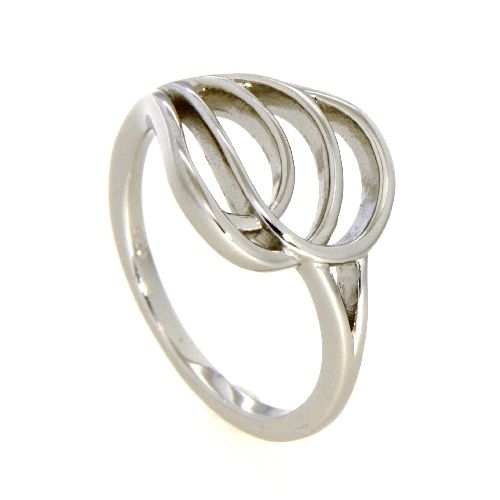 Ring Silber 925 rhodiniert Weite 54