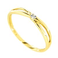 Ring Gold 333 Zirkonia Weite 53