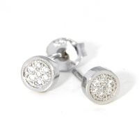 Ohrstecker Silber 925 rhodiniert