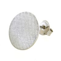 Ohrstecker Silber 925 rhodiniert zweiteilig 