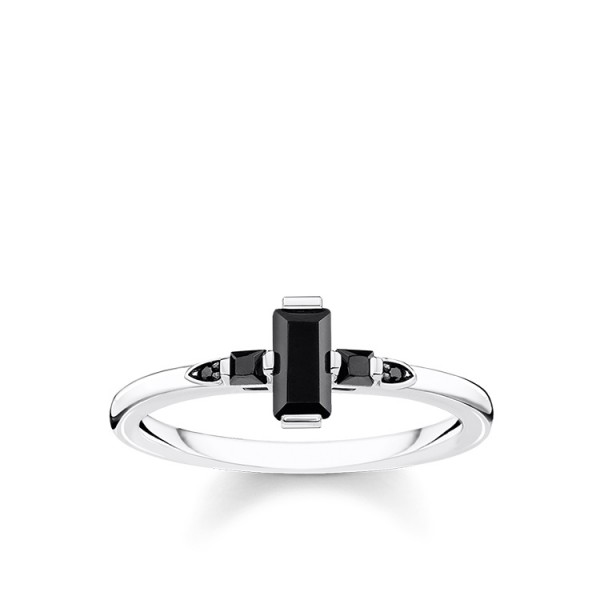 Thomas Sabo Ring Stein schwarz Größe 56 TR2266-643-11-56