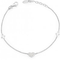 AMEN Armband 17 + 2 cm Silber BRCHZB