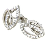 Ohrstecker Silber 925 rhodiniert