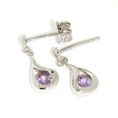 Ohrpendel (Stecker) Silber 925 rhodiniert