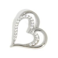 Herzanhänger Silber 925 rhodiniert 