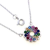 Collier Silber 925 rhodiniert 42+3 cm 