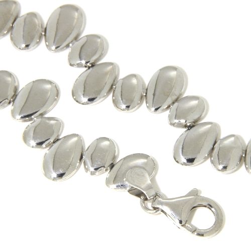 Armband Silber 925 rhodiniert 19 cm