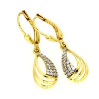 Ohrpendel Gold 333 Zirkonia