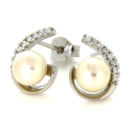 Ohrstecker Silber 925 rhodiniert