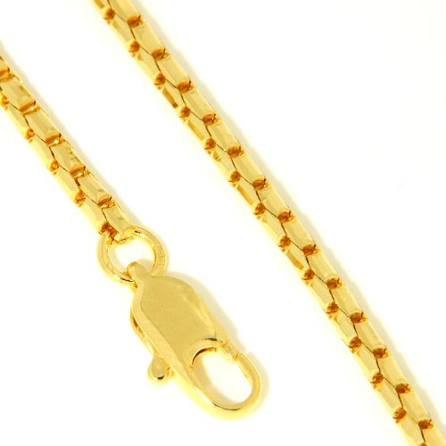 Kette Am. Doublé runde Venezianer 42 cm