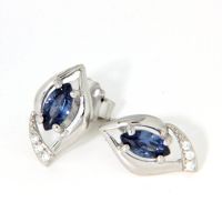 Ohrstecker Silber 925 rhodiniert