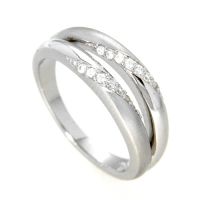 Ring Silber 925 rhodiniert Weite 56