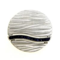 Anhänger Silber 925 rhodiniert Lapislazuli