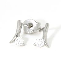 Ohrstecker Silber 925 rhodiniert