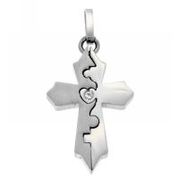 Kreuzanhänger Edelstahl