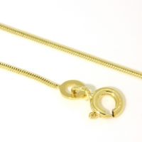 Schlangenkette Gold 333 0,8mm 8-kantig 42 cm 