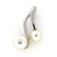 Anhänger Silber 925 rhodiniert Süßwasserperle 