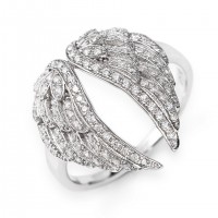 AMEN Ring Silber Flügel Gr. 58 RWH3-18