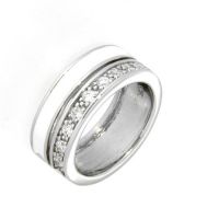 Ring Silber 925 rhodiniert Weite 56