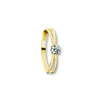 Ring Zirkonia 333 Gelbgold Größe 51
