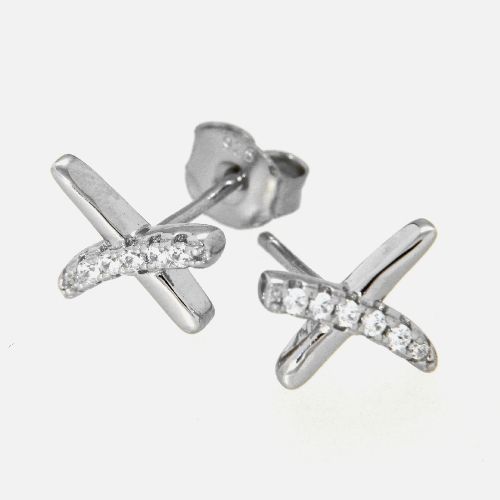 Ohrstecker Silber 925 rhodiniert