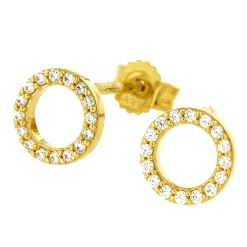 Ohrstecker Gold 333 Zirkonia