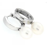 Scharniercreolen Silber 925 rhodiniert