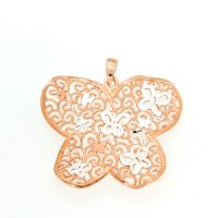 Anhänger Silber 925 rosé vergoldet Schmetterling 