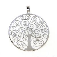 Anhänger Silber 925 rhodiniert Lebensbaum 