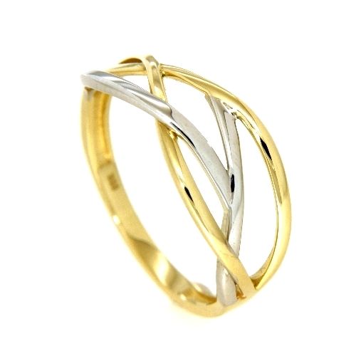Ring Gold 333 bicolor Weite 56