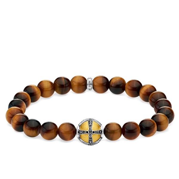 Thomas Sabo Armband Kreuz vergoldet Länge 19,5 cm A1929-849-2-L19,5