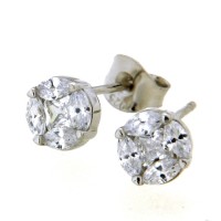 Ohrstecker Silber 925 rhodiniert