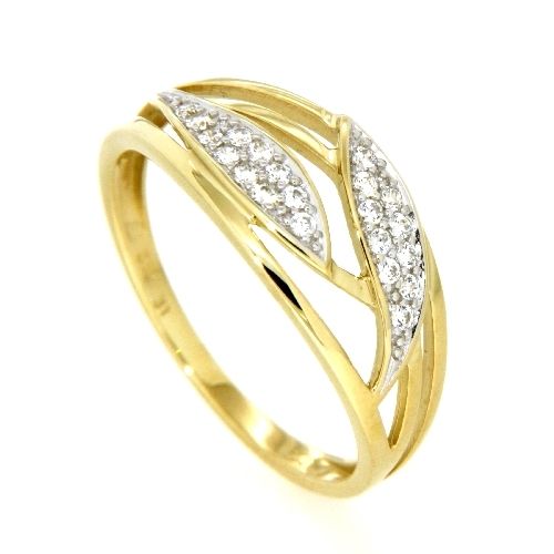 Ring Gold 333 Weite 62 Zirkonia