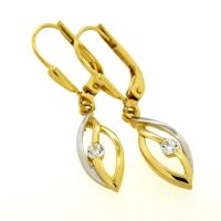 Ohrpendel Gold 333 Zirkonia