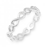 AMEN Ring Silber unendlich Gr. 60 RIN-20