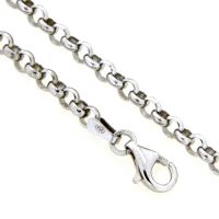 Erbsarmband (E30) Silber 925 rhodiniert 19 cm 